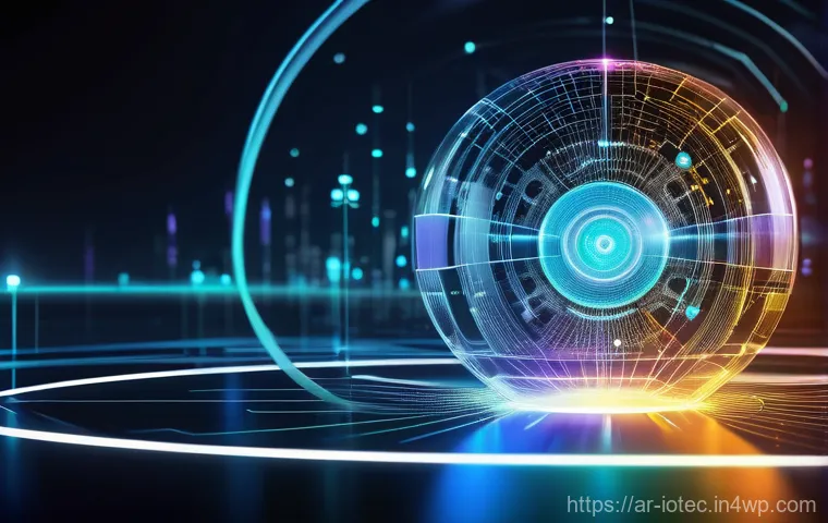 IoT 보안 프레임워크의 혁신적 사례 - **Blockchain as an Immutable Data Fortress:**
    "A detailed and conceptual image depicting the rob...